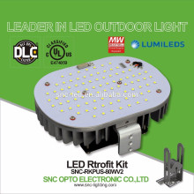 80W LED Parking Lot Retrofit Kits to Replace 250W Metal Halide Outdoor Lighting